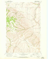 Douglas Washington Historical topographic map, 1:24000 scale, 7.5 X 7.5 Minute, Year 1968