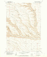 Douty Canyon Washington Historical topographic map, 1:24000 scale, 7.5 X 7.5 Minute, Year 1962