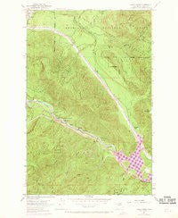 Eagle Gorge Washington Historical topographic map, 1:24000 scale, 7.5 X 7.5 Minute, Year 1953