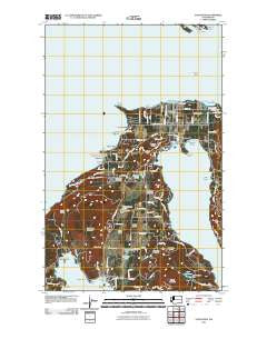 Eastsound Washington Historical topographic map, 1:24000 scale, 7.5 X 7.5 Minute, Year 2011
