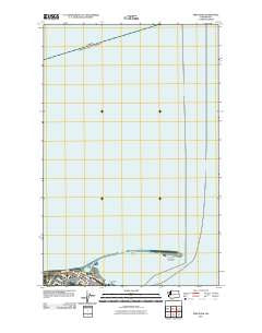 Ediz Hook Washington Historical topographic map, 1:24000 scale, 7.5 X 7.5 Minute, Year 2011