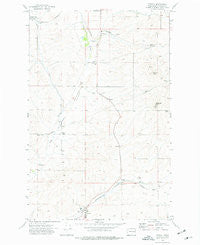 Edwall Washington Historical topographic map, 1:24000 scale, 7.5 X 7.5 Minute, Year 1973