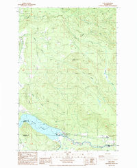 Elbe Washington Historical topographic map, 1:24000 scale, 7.5 X 7.5 Minute, Year 1987