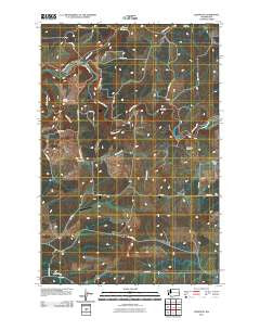 Elberton Washington Historical topographic map, 1:24000 scale, 7.5 X 7.5 Minute, Year 2011