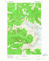 Eldorado Peak Washington Historical topographic map, 1:24000 scale, 7.5 X 7.5 Minute, Year 1963