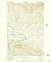 Elephant Mountain Washington Historical topographic map, 1:24000 scale, 7.5 X 7.5 Minute, Year 1953