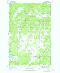 Elk Washington Historical topographic map, 1:24000 scale, 7.5 X 7.5 Minute, Year 1968
