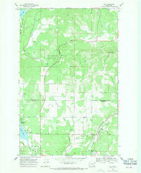 Elk Washington Historical topographic map, 1:24000 scale, 7.5 X 7.5 Minute, Year 1968