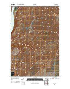 Elwood Washington Historical topographic map, 1:24000 scale, 7.5 X 7.5 Minute, Year 2011
