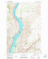 Entiat Washington Historical topographic map, 1:24000 scale, 7.5 X 7.5 Minute, Year 1968
