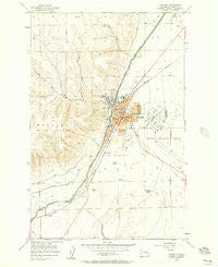 Ephrata Washington Historical topographic map, 1:24000 scale, 7.5 X 7.5 Minute, Year 1956