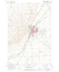 Ephrata Washington Historical topographic map, 1:24000 scale, 7.5 X 7.5 Minute, Year 1956