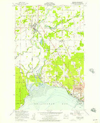 Ferndale Washington Historical topographic map, 1:24000 scale, 7.5 X 7.5 Minute, Year 1952