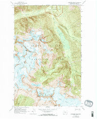 Forbidden Peak Washington Historical topographic map, 1:24000 scale, 7.5 X 7.5 Minute, Year 1963