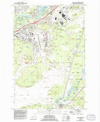Fort Lewis Washington Historical topographic map, 1:24000 scale, 7.5 X 7.5 Minute, Year 1959