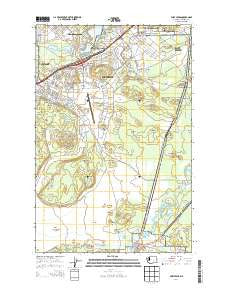 Fort Lewis Washington Current topographic map, 1:24000 scale, 7.5 X 7.5 Minute, Year 2014
