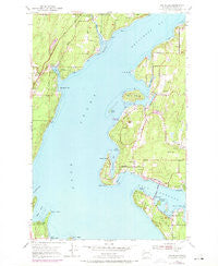 Fox Island Washington Historical topographic map, 1:24000 scale, 7.5 X 7.5 Minute, Year 1953