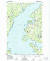 Fox Island Washington Historical topographic map, 1:24000 scale, 7.5 X 7.5 Minute, Year 1953