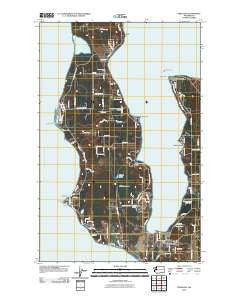 Freeland Washington Historical topographic map, 1:24000 scale, 7.5 X 7.5 Minute, Year 2011