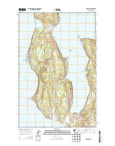 Freeland Washington Current topographic map, 1:24000 scale, 7.5 X 7.5 Minute, Year 2014