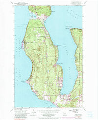 Freeland Washington Historical topographic map, 1:24000 scale, 7.5 X 7.5 Minute, Year 1953