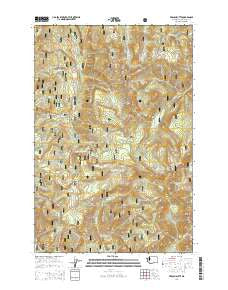 French Butte Washington Current topographic map, 1:24000 scale, 7.5 X 7.5 Minute, Year 2014