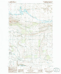 Frenchman Hills Lake Washington Historical topographic map, 1:24000 scale, 7.5 X 7.5 Minute, Year 1986