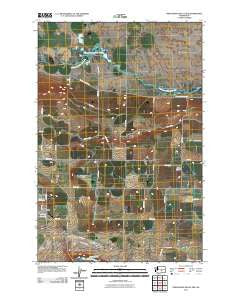 Frenchman Hills Lake Washington Historical topographic map, 1:24000 scale, 7.5 X 7.5 Minute, Year 2011