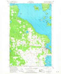 Friday Harbor Washington Historical topographic map, 1:24000 scale, 7.5 X 7.5 Minute, Year 1954