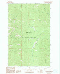 Friedlander Meadows Washington Historical topographic map, 1:24000 scale, 7.5 X 7.5 Minute, Year 1989