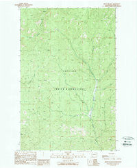 Frosty Meadow Washington Historical topographic map, 1:24000 scale, 7.5 X 7.5 Minute, Year 1989