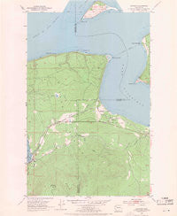 Gardiner Washington Historical topographic map, 1:24000 scale, 7.5 X 7.5 Minute, Year 1953