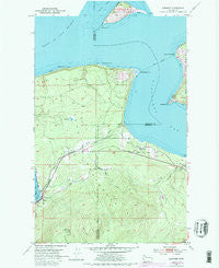 Gardiner Washington Historical topographic map, 1:24000 scale, 7.5 X 7.5 Minute, Year 1953