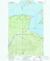 Gardiner Washington Historical topographic map, 1:24000 scale, 7.5 X 7.5 Minute, Year 1953