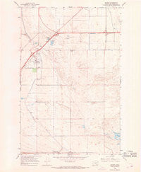 George Washington Historical topographic map, 1:24000 scale, 7.5 X 7.5 Minute, Year 1966