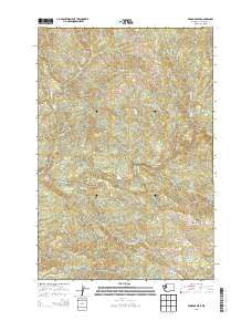 Georges Peak Washington Current topographic map, 1:24000 scale, 7.5 X 7.5 Minute, Year 2013
