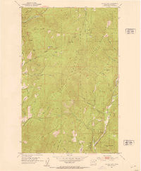 Gillette Mtn Washington Historical topographic map, 1:24000 scale, 7.5 X 7.5 Minute, Year 1952