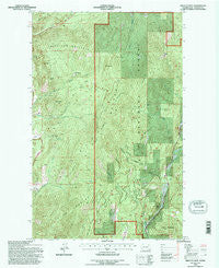 Gillette Mtn Washington Historical topographic map, 1:24000 scale, 7.5 X 7.5 Minute, Year 1992