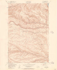 Ginkgo Washington Historical topographic map, 1:24000 scale, 7.5 X 7.5 Minute, Year 1953