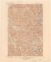 Glacier Peak Washington Historical topographic map, 1:125000 scale, 30 X 30 Minute, Year 1901