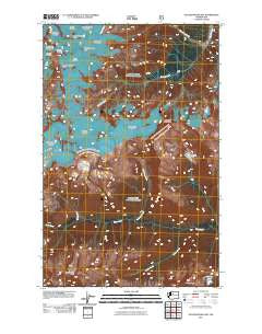 Glacier Peak East Washington Historical topographic map, 1:24000 scale, 7.5 X 7.5 Minute, Year 2011