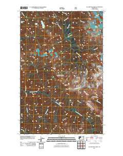 Glacier Peak West Washington Historical topographic map, 1:24000 scale, 7.5 X 7.5 Minute, Year 2011