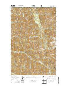 Glacier Peak West Washington Current topographic map, 1:24000 scale, 7.5 X 7.5 Minute, Year 2014