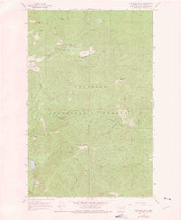 Goddards Peak Washington Historical topographic map, 1:24000 scale, 7.5 X 7.5 Minute, Year 1964