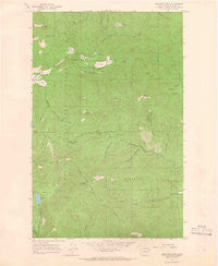 Goddards Peak Washington Historical topographic map, 1:24000 scale, 7.5 X 7.5 Minute, Year 1964
