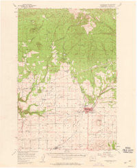 Goldendale Washington Historical topographic map, 1:62500 scale, 15 X 15 Minute, Year 1957