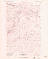 Govan Washington Historical topographic map, 1:24000 scale, 7.5 X 7.5 Minute, Year 1969