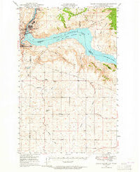 Grand Coulee Dam Washington Historical topographic map, 1:62500 scale, 15 X 15 Minute, Year 1948