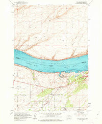Hat Rock Oregon Historical topographic map, 1:24000 scale, 7.5 X 7.5 Minute, Year 1962