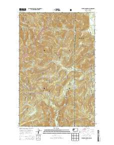 Helmer Mountain Washington Current topographic map, 1:24000 scale, 7.5 X 7.5 Minute, Year 2014